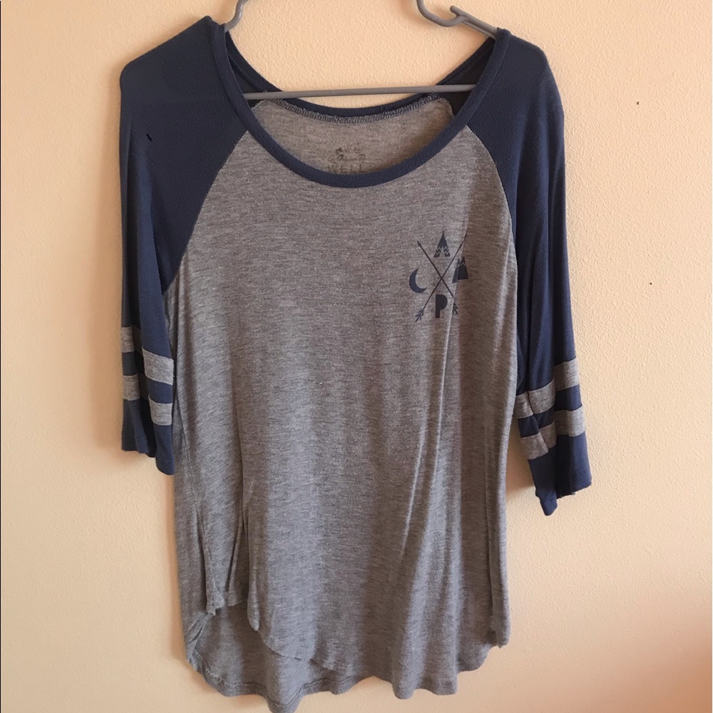 Grey “CAMP” T shirt